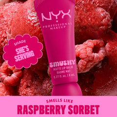 NYX- Smushy Matte Lip Balm- She's Serving