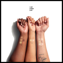 NYX Conceal Correct Contour Palette Light 01 open palette with applicator"