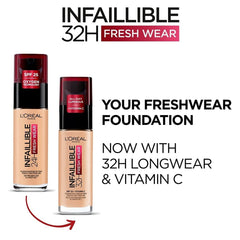 L'Oreal Paris Infallible- 32H Fresh Wear Foundation 145 Beige Rose