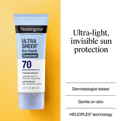 Neutrogena® Ultra Sheer® Dry-Touch Sunscreen Lotion Broad Spectrum SPF 70