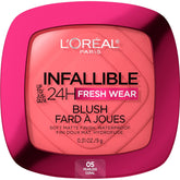 Loreal Infallible Up to 24H Fresh Wear Soft Matte Blush- 05 Fearless Coral
