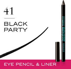 Bourjois Contour Clubbing Waterproof Pencil & Liner 41 Black Party