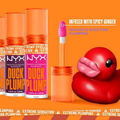 NYX-DUCK PLUMP HIGH PIGMENT PLUMPING LIP GLOSS- Strike A Rose