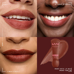 NYX- Smushy Matte Lip Balm- Smudge Fudge