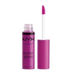 NYX-Butter Gloss, Non-Sticky Lip Gloss - Raspberry Tart