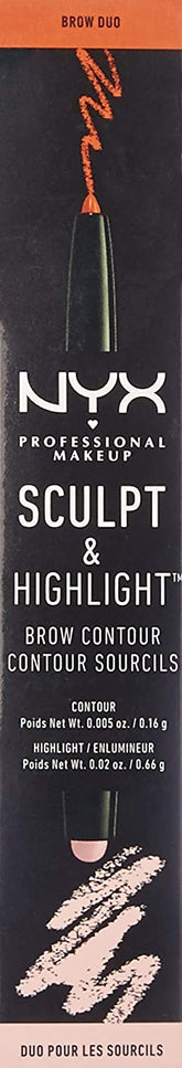NYX-Sculpt & Highlight Brow Contour Auburn / Soft Pink 04