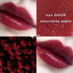 NYX- Butter Gloss, Non-Sticky Lip Gloss - Chocolate Apple