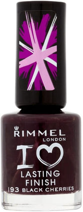 Rimmel London- I Love Lasting Nail Finish Polish Black Cherries 193