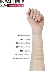 L'Oreal Paris Infallible- 32H Fresh Wear Foundation 15 Porcelain