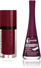 BOURJOIS-Rouge Edition Velvet Lipstick (08) & 1Second Nail Polish (12)