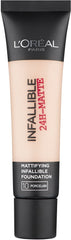 L'Oreal Paris Infallible 24 Hour-Matte Foundation, 10 Porcelain