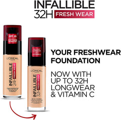L'Oreal Paris Infallible- 32H Fresh Wear Foundation 15 Porcelain