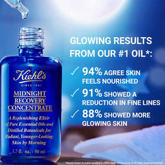 Kiehls- Midnight Recovery Concentrate Moisturizing Face Oil 15ml