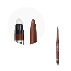 RIMMEL LONDON- Exaggerate Smoke N' Shine Eyeliner - 002 BROWN