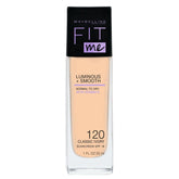 Maybelline- Fit Me Dewy + Smooth Liquid Foundation 120 Classic Ivory - 30ml (France)