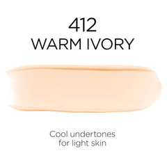 L'oreal Paris-Infallible 32 HOUR FRESH WEAR FOUNDATION-412 Warm Ivory (USA)