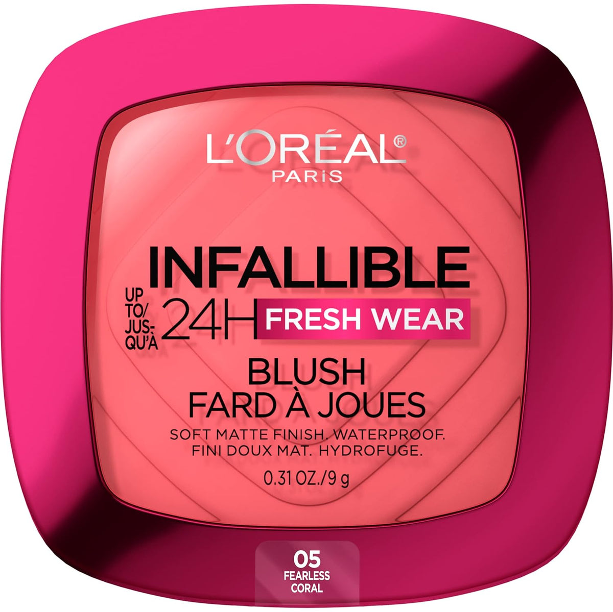 Loreal Infallible Up to 24H Fresh Wear Soft Matte Blush- 05 Fearless Coral