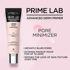 L'Oreal Paris- Prime Lab Up to 24H Pore Minimizer Face Primer
