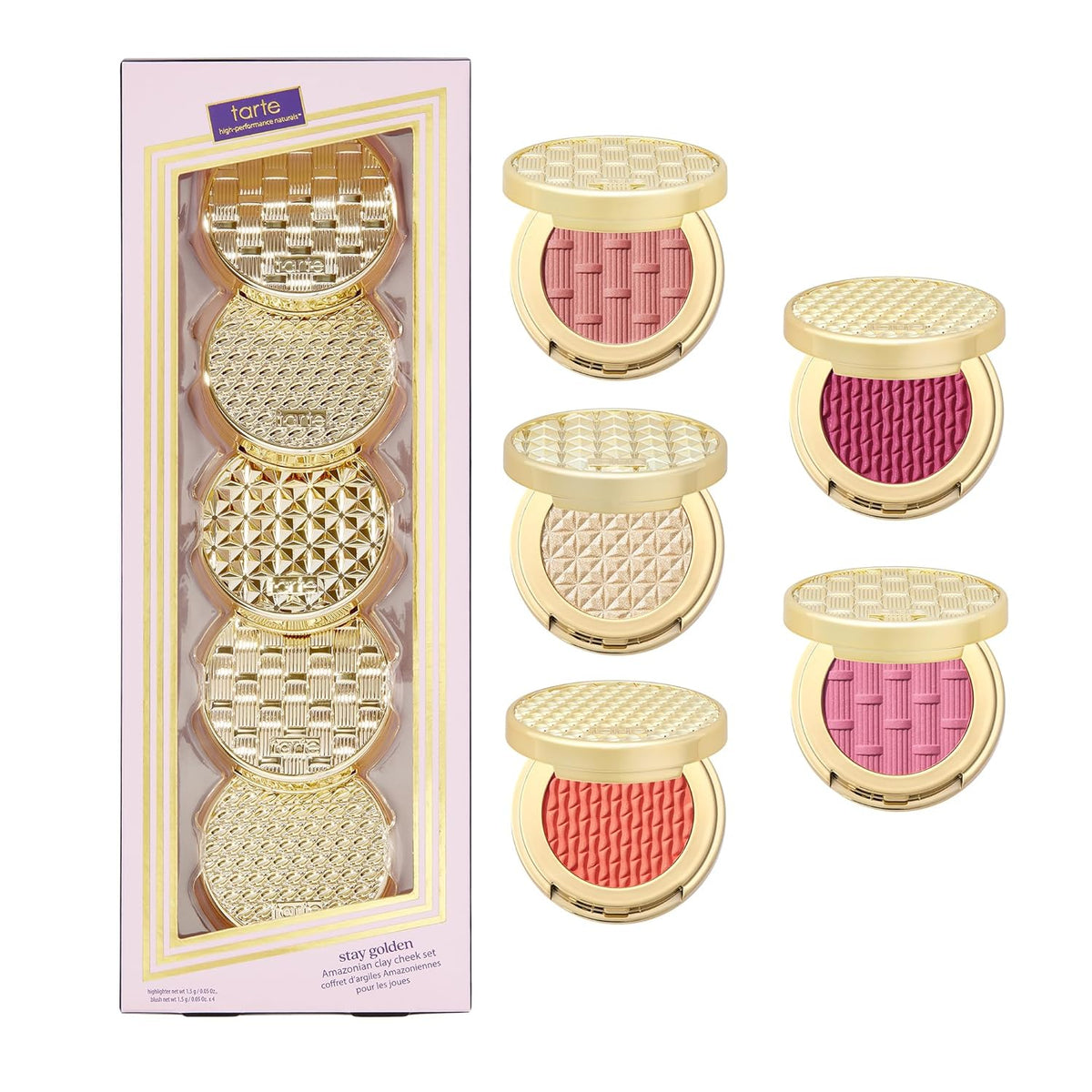 Tarte - Stay Golden Amazonian Clay Cheek Set- Pinks and Corals buy pakistan
