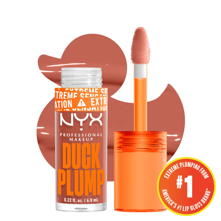 NYX-DUCK PLUMP HIGH PIGMENT PLUMPING LIP GLOSS- 04 Apri-Caught