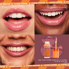 NYX-DUCK PLUMP HIGH PIGMENT PLUMPING LIP GLOSS- Lilac On Lock