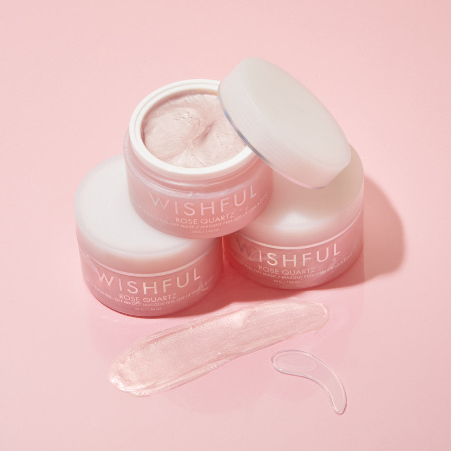 Huda Beauty- Rose Quartz Lift & Glow Peel-Off Face Mask