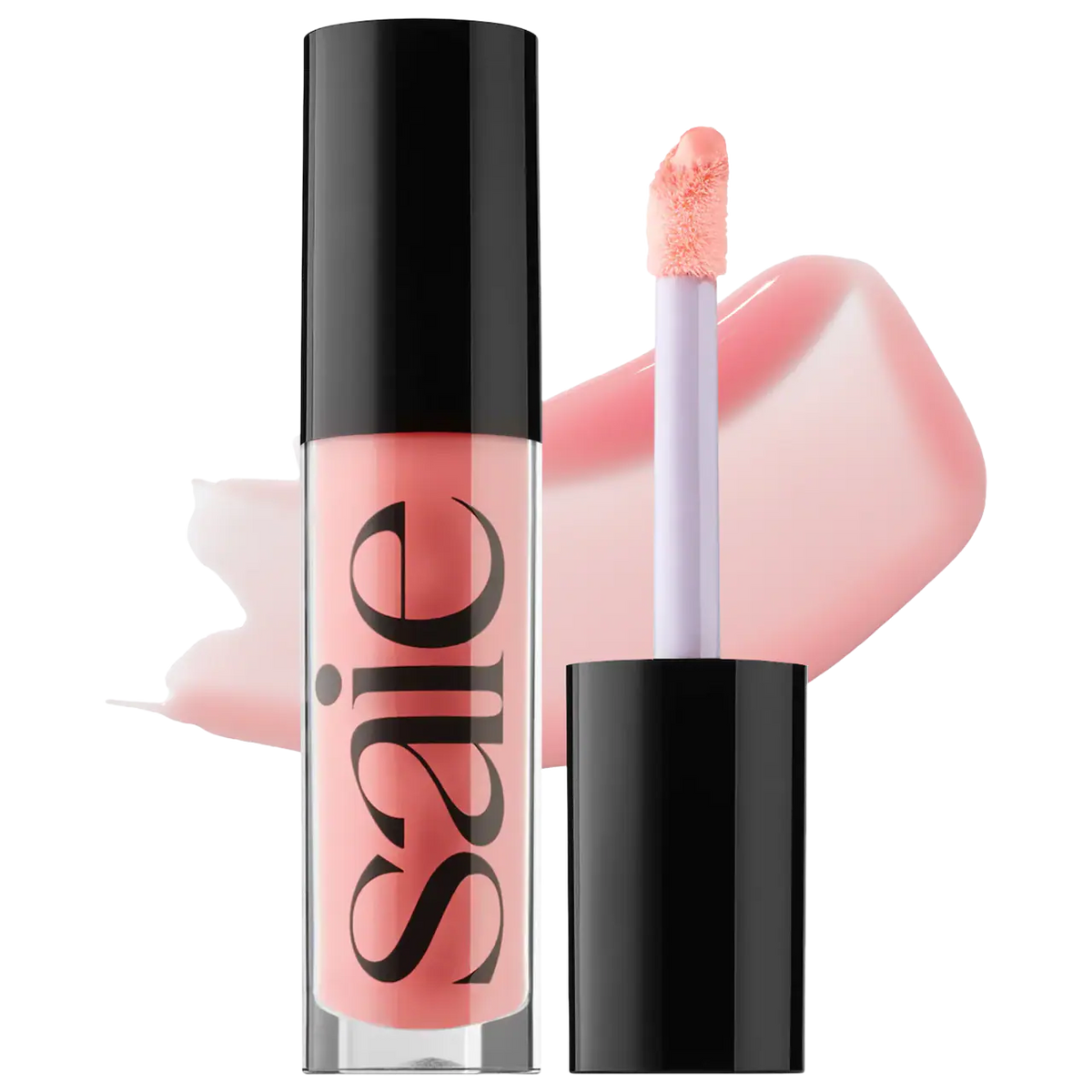 Saie Glossybounce™ High-Shine Hydrating Lip Gloss Oil- Kiss