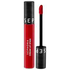 SEPHORA COLLECTION  Cream Lip Stain 10HR Liquid Lipstick- 01 Always Red