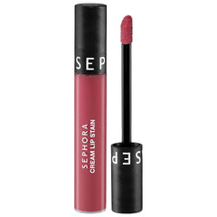 SEPHORA COLLECTION  Cream Lip Stain 10HR Liquid Lipstick- 124 Rose Instinct