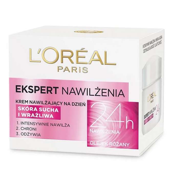LOREAL MOISTURIZING EXPERT 24H MOISTURIZING DAY CREAM - DRY AND SENSITIVE SKIN 50ML