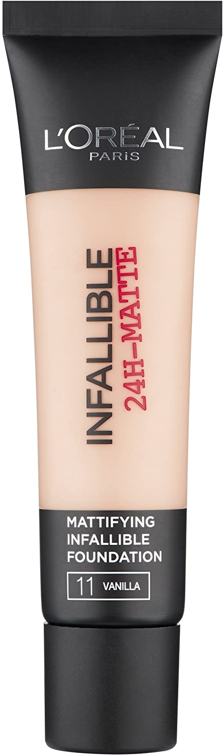 L'Oreal Paris Infallible 24 Hour-Matte Foundation, 11 Vanilla