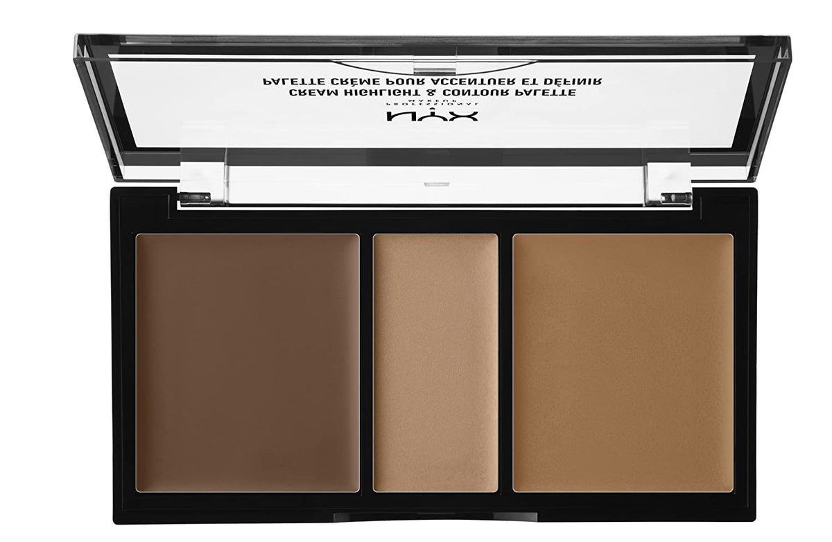 NYX-Cream Highlight & Contour Palette, Deep