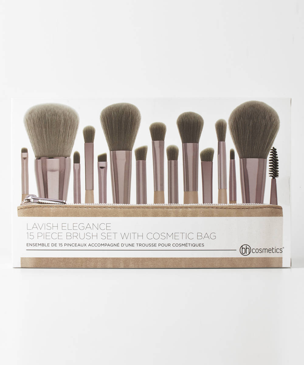 BH COSMETICS- Lavish Elegance  15 Piece Brush Set