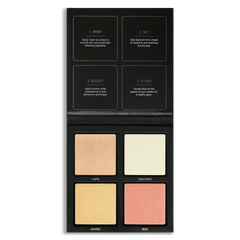 Huda Beauty- 3D Highlighter Palette- Pink Sands