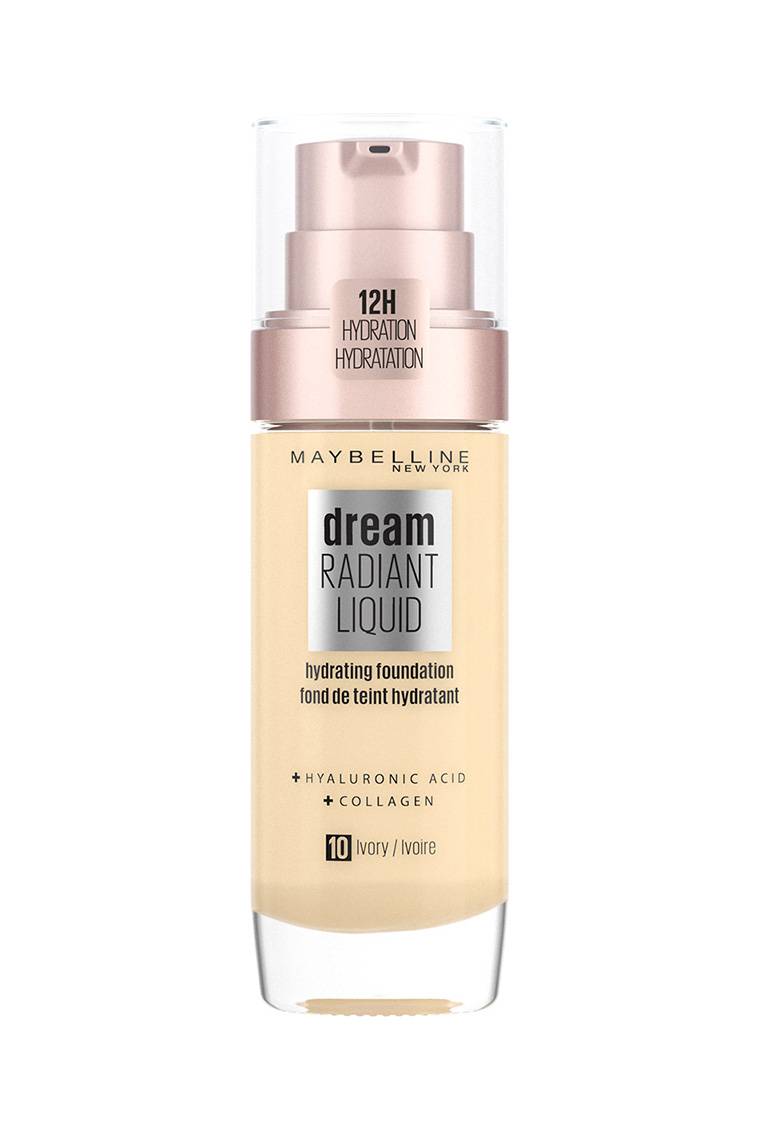 Maybelline- Dream Radiant Liquid Hydrating Foundation 10 Ivory
