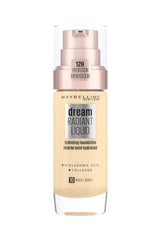 Maybelline- Dream Radiant Liquid Hydrating Foundation 10 Ivory