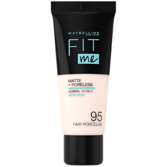 MAYBELLINE Fit Me Matte & Poreless Foundation  Fair Porcelain 95 (France)
