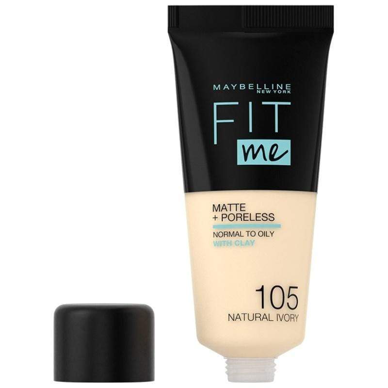 MAYBELLINE- Fit Me Matte & Poreless Foundation - Natural Ivory 105