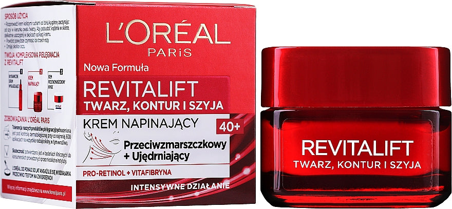 L'Oreal Paris- Revitalift Anti-Wrinkle Cream Tightening & Firming - 50ml