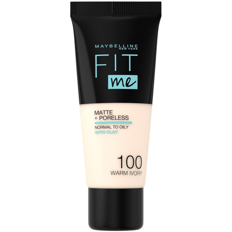 MAYBELLINE Fit Me Matte & Poreless Foundation  Warm Ivory 100